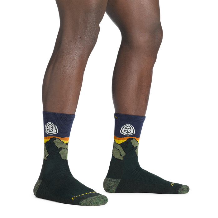 ATC Micro Crew Midweight Hiking Sock | Pine