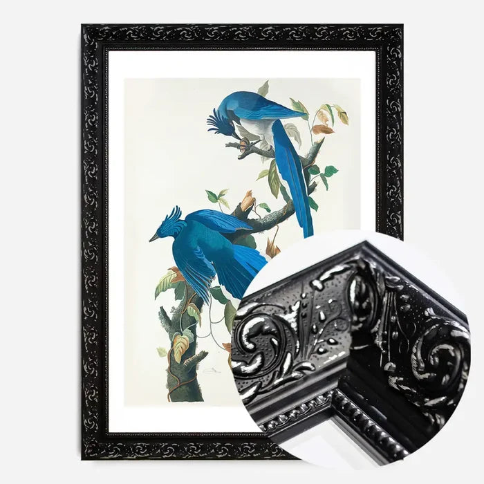 21x30cm | 8¼ x 11¾in / Black Ornate Frame