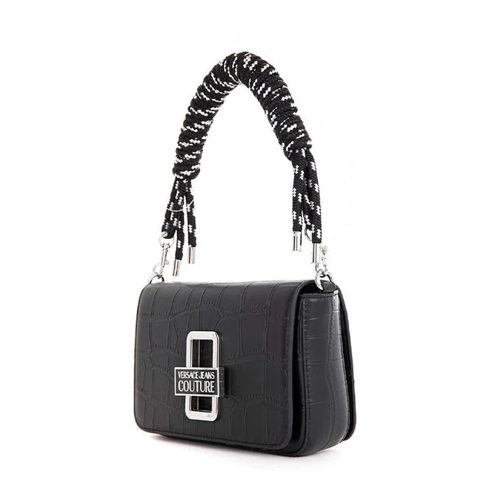 Versace Jeans Logo Twist - Handbag - Black - VB8 - Runner