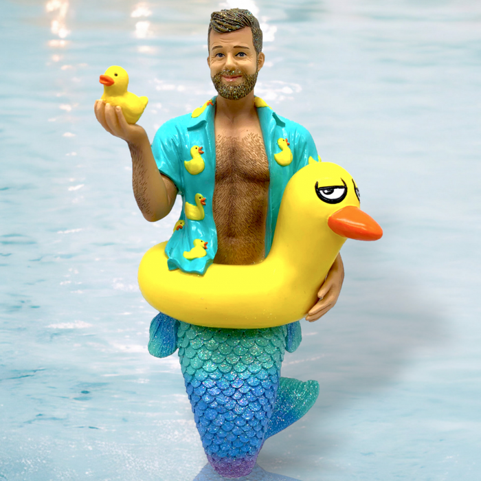 December Diamonds - Daddy Duckie Merman Ornament 55401