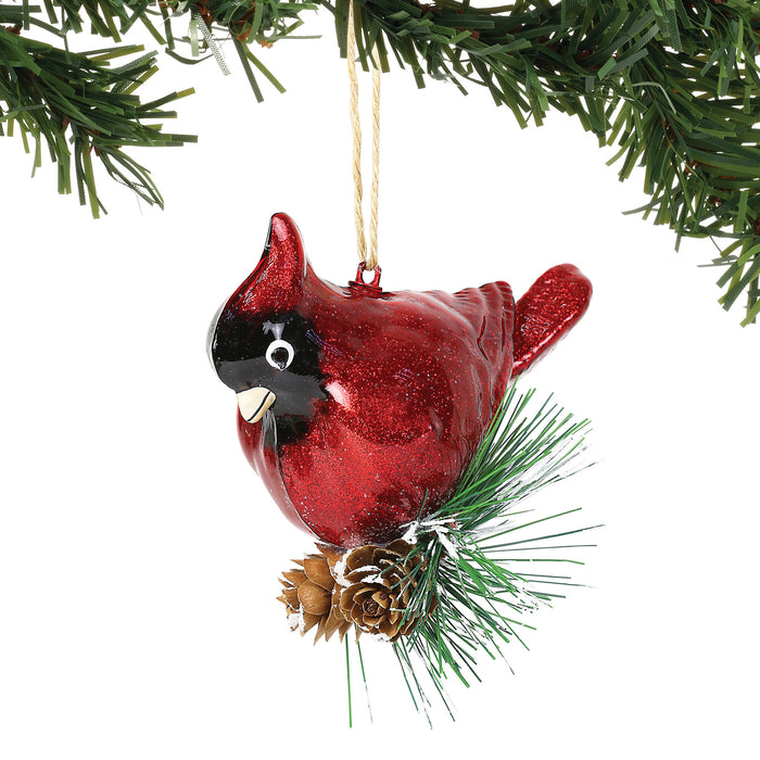 Department 56 - Cardinal Glass Ornament 6004506