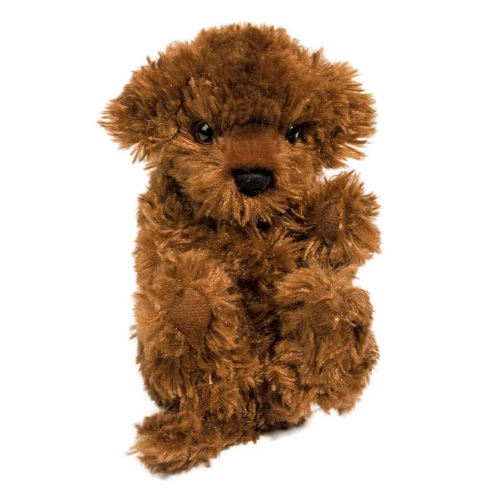 Douglas Cuddle Toys - Lil’ Baby Chocolate Doodle Stuffed Labradoodle Dog Plush 14474