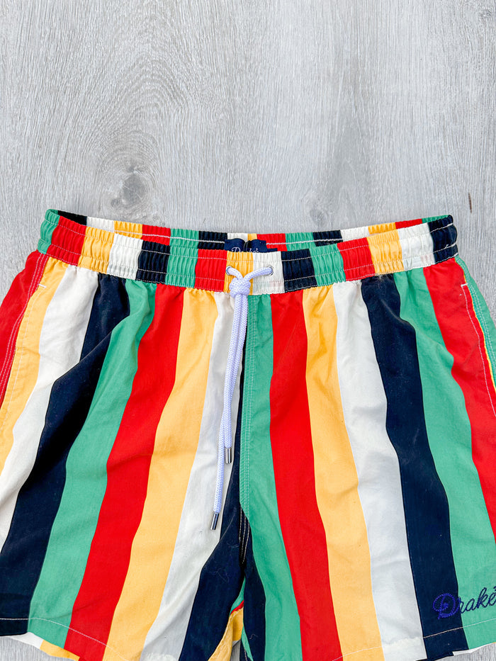 Drake's Striped Swim Shorts - House Of Huntington