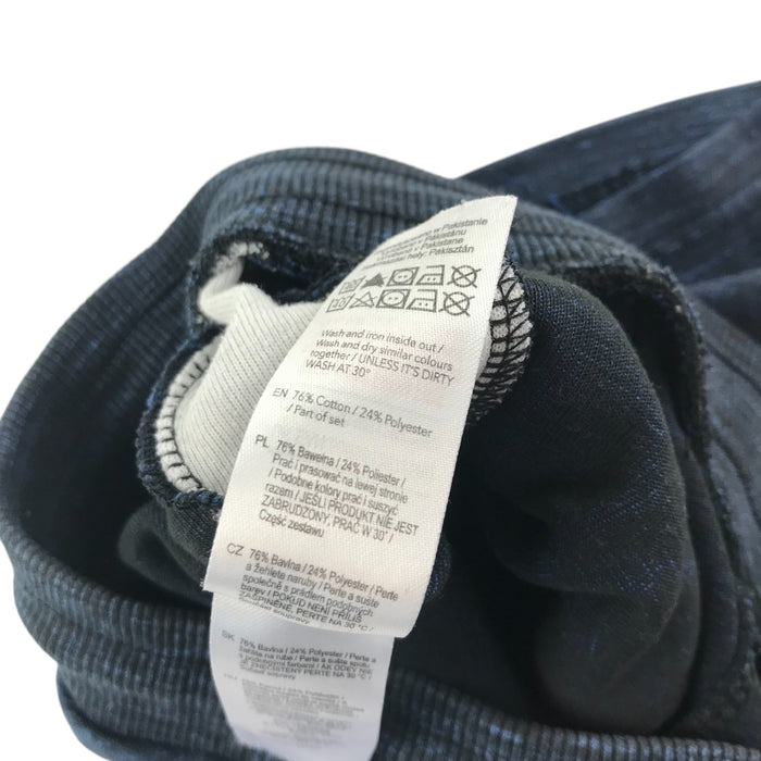F&F 7-8 years grey navy with white stripes shorts