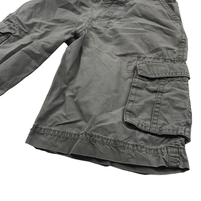 F&F 8 years grey plain cargo shorts