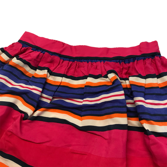 F&F 9-10 years pink stripy skirt