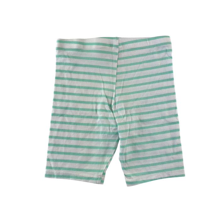 F&F leggings 6-7 years mint and white stripy cropped