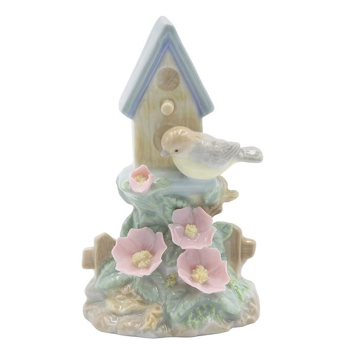 Fine Porcelain Figurine - Sparrow by Birdhouse 96293