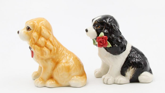 Fine Porcelain Tableware - Cocker Spaniel Salt & Pepper Shakers 20761