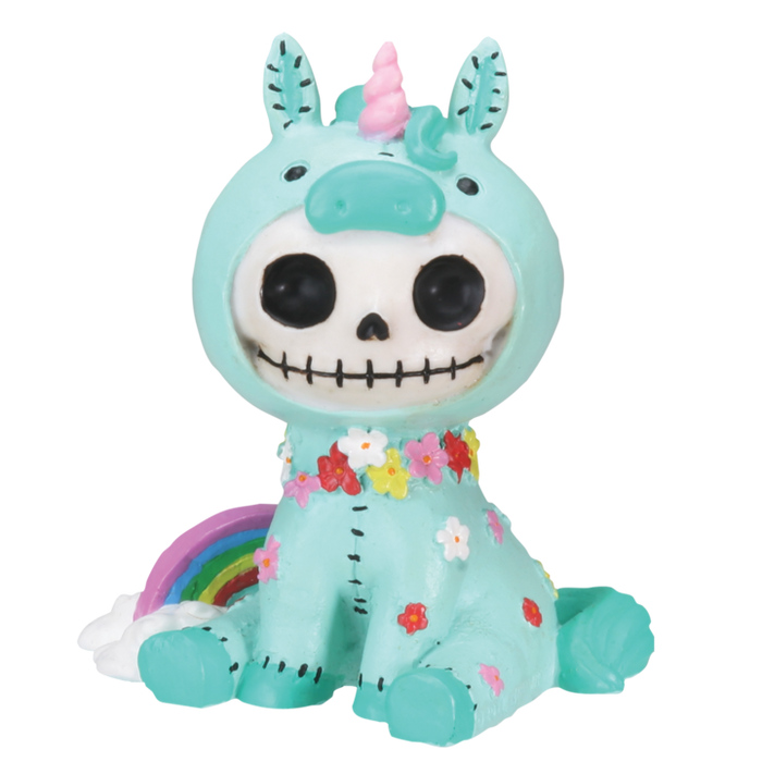 Furrybones - Blue Unie Unicorn Figurine Y7875