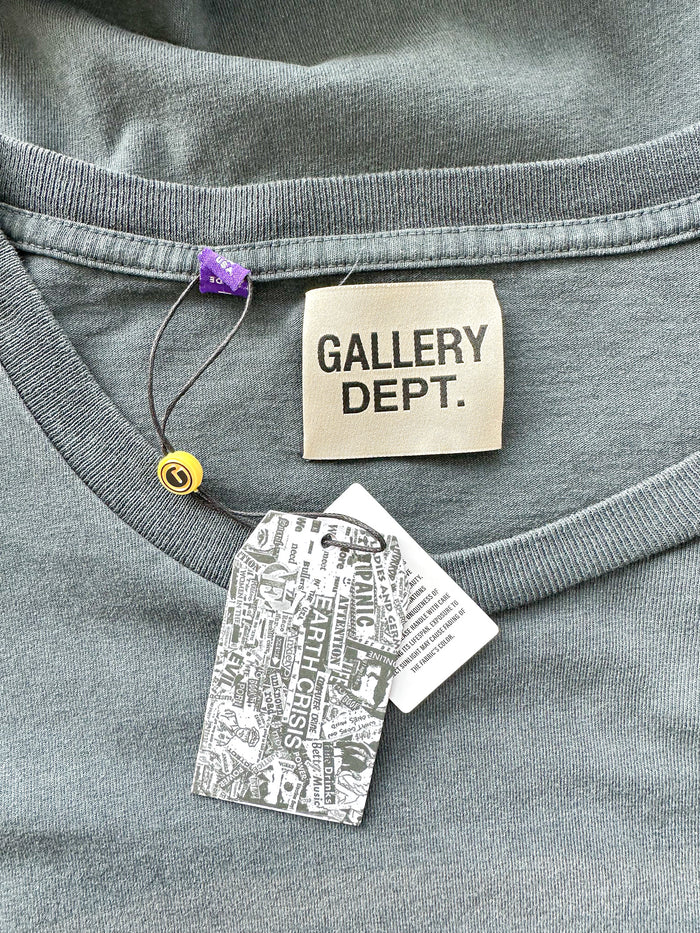 Gallery Dept House Of Horrors Faded Tee in Grey