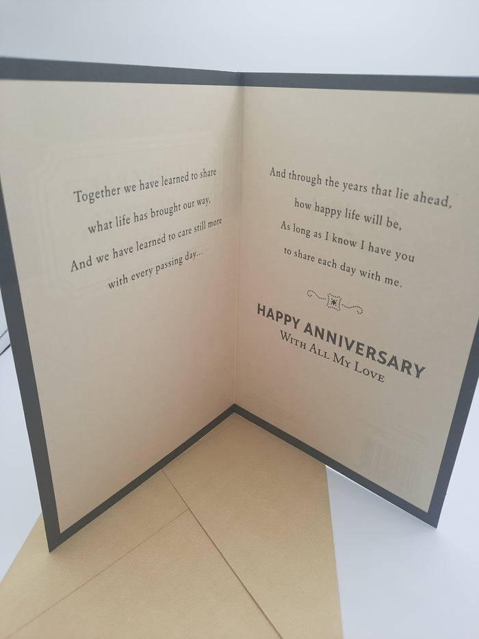 Greeting card For My Husband My partner My Love on Anniversary