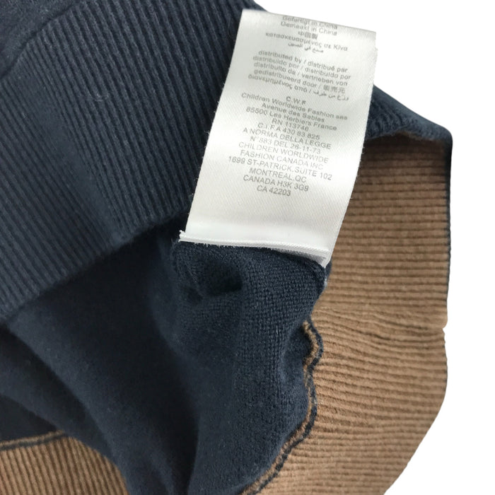 Hugo Boss 9-10 years black v-neck cotton jumper