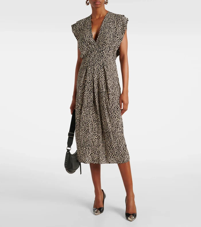 Isabel Marant Etoile Epolia Printed Midi Dress