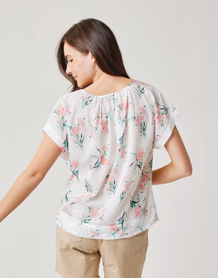 James Top: Cloud Bouquet - FINAL SALE