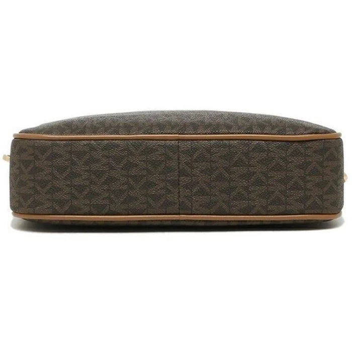 MICHAEL KORS JET SET logo and leather - BROWN - MK5 - Runner