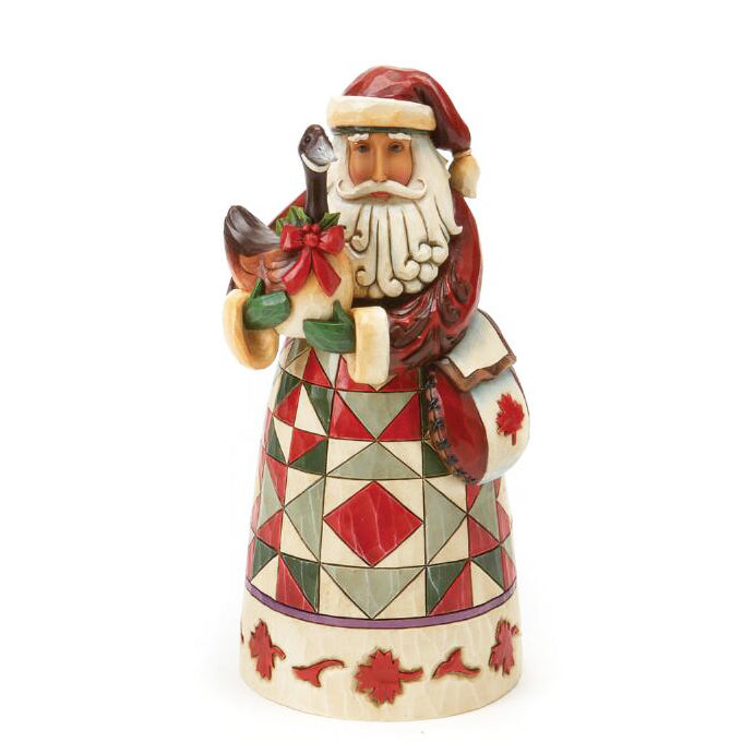 Jim Shore Heartwood Creek - Canadian Santa Figurine 4017648