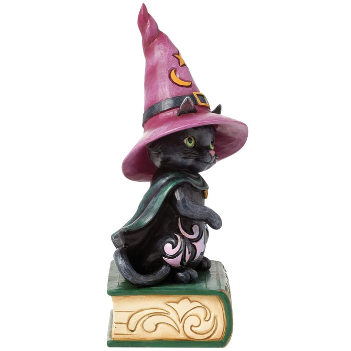 Jim Shore Heartwood Creek - Too Cute To Spook Black Witch Cat Halloween Figurine 6016645