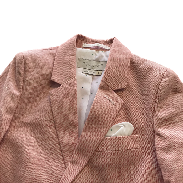 John Lewis Heirloom 6-7 years red blazer jacket