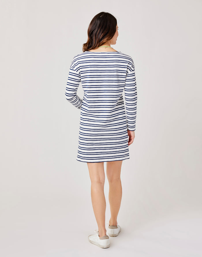 Lexi Dress: Cloud Breton - FINAL SALE