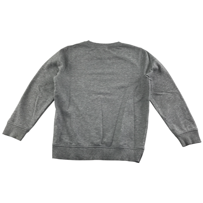 Light grey unisex crew neck sweatshirt school jumper