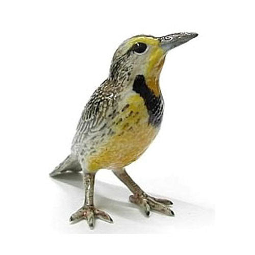 Little Critterz x Northern Rose - Western Meadowlark Porcelain Bird Figurine R183