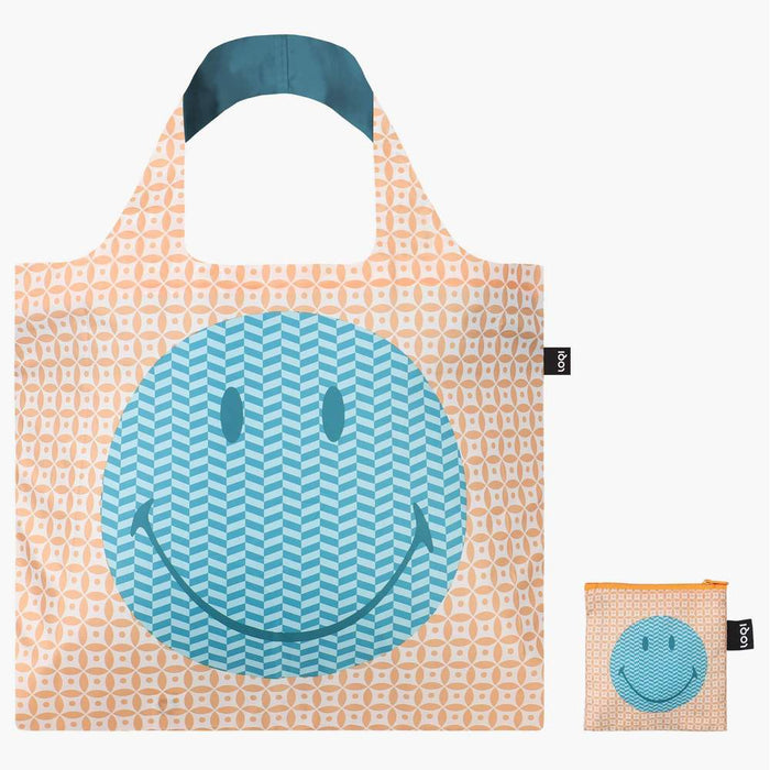 LOQI Tote Bag - Smiley Geometric