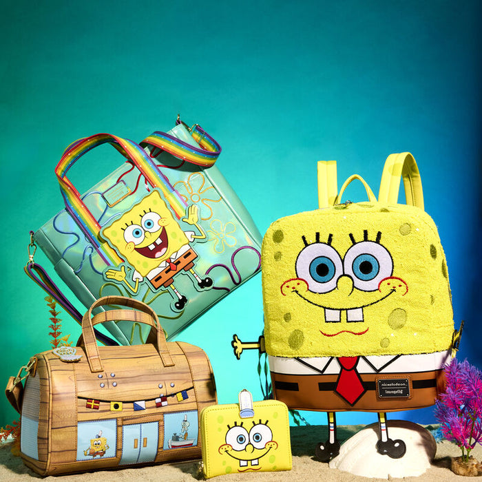 Loungefly x Nickelodeon - SpongeBob SquarePants 25th Anniversary Cosplay Zip Around Wallet NICWA0044