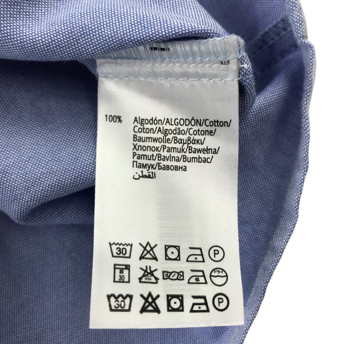 Mayoral 5-6 blue plain cotton shirt
