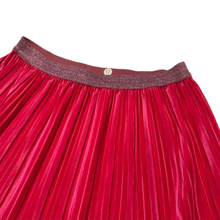 M&S 11-12 years pink pleated skirt