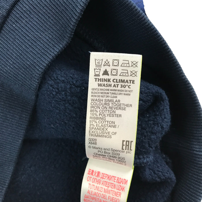 M&S 4-5 years navy dinosaurs sweater