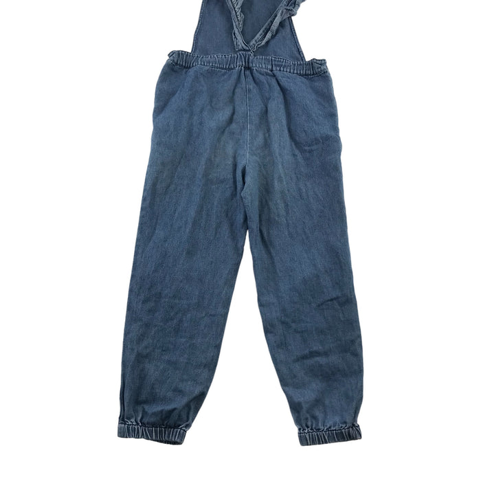 M&S 6-7 years blue denim dungaree