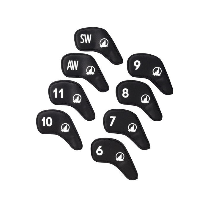 NEOPRENE 9-PIECE IRON COVERS - BLACK