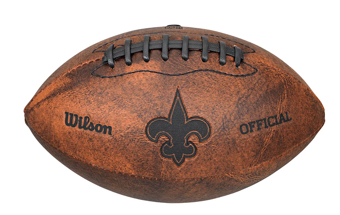 New Orleans Saints 9" Throwback Football Vintage logo