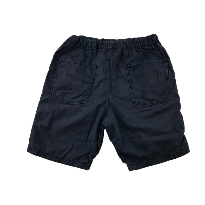 Next 10-11 years navy plain elasticated waist cotton shorts