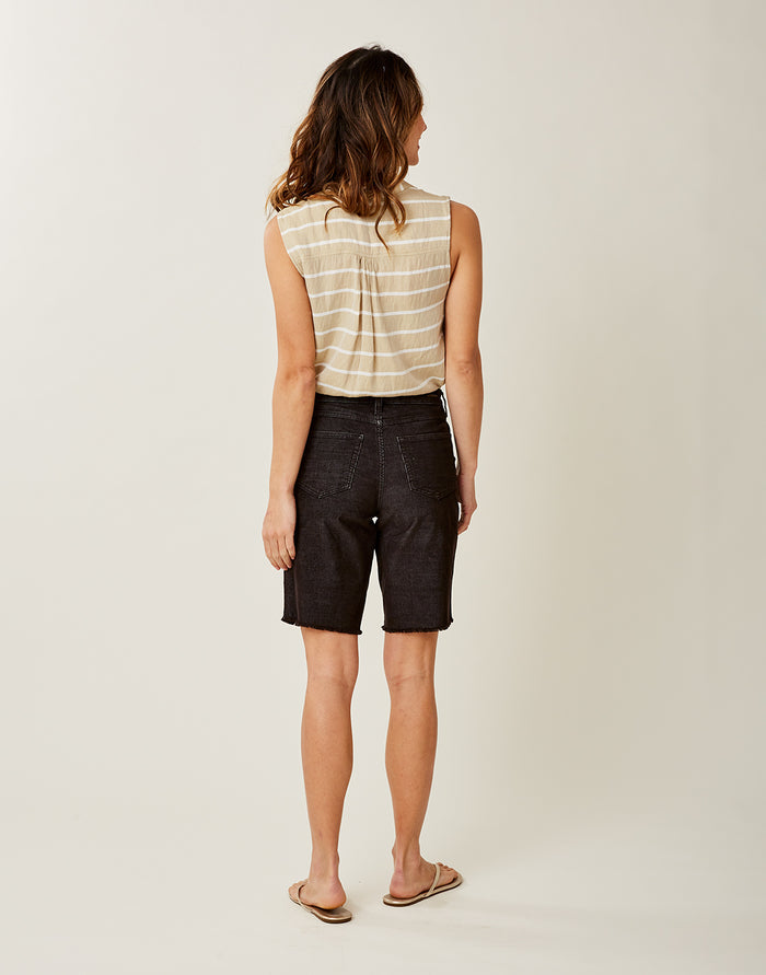 Oahu Hi Rise 10" Short: Black - FINAL SALE