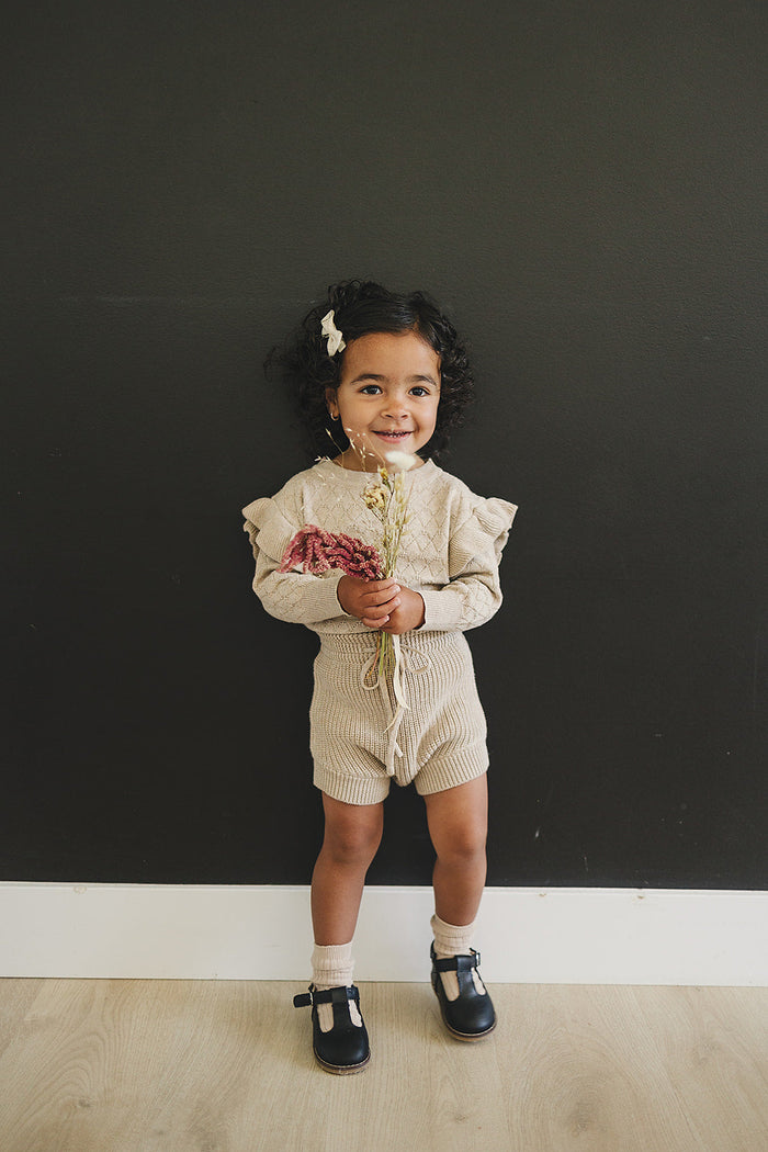 Oatmeal Knit Bloomers