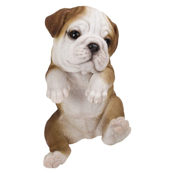 Pacific Giftware - Pot Pal English Bulldog Plant Hanger Dog Figurine 13078