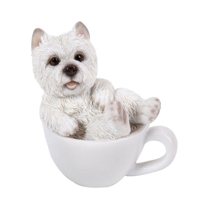Pacific Giftware - Teacup Pups Westie in Mug Figurine 12023