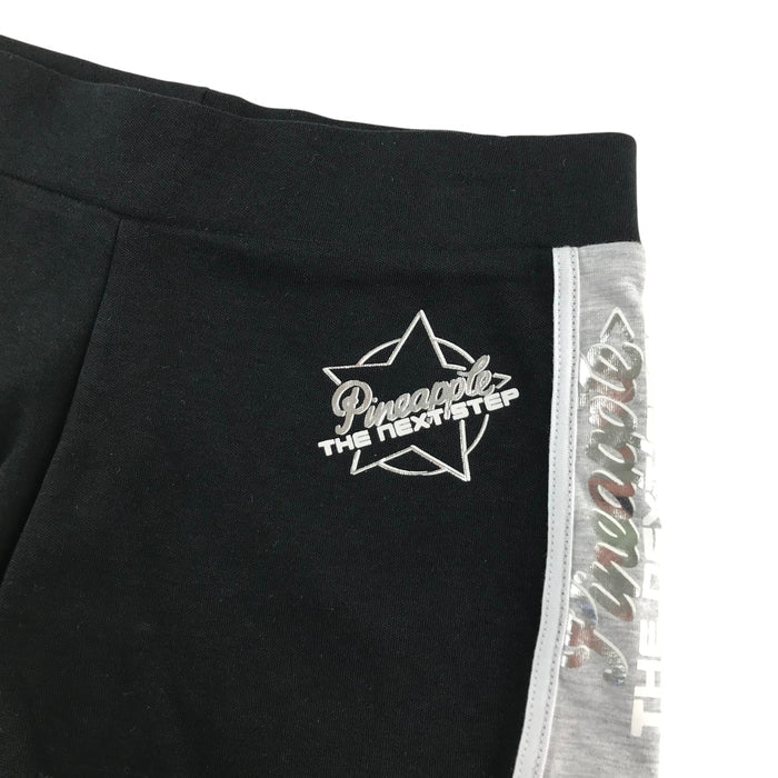 Pineapple 9-10 years black jersey cotton shorts