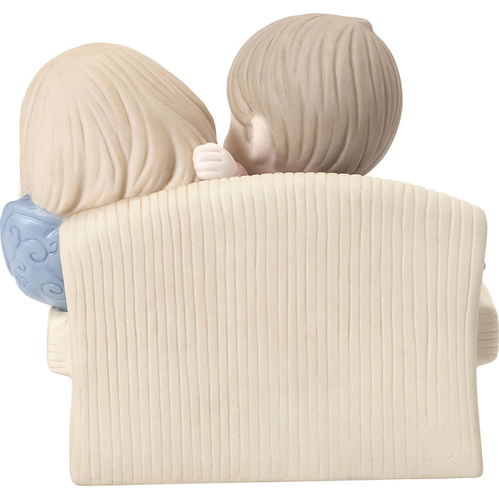 Precious Moments - A Baby Makes Love Stronger Parents and Newborn Baby Figurine 192019