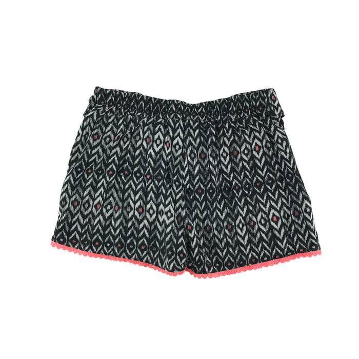 Primark 10-11 black and white print shorts
