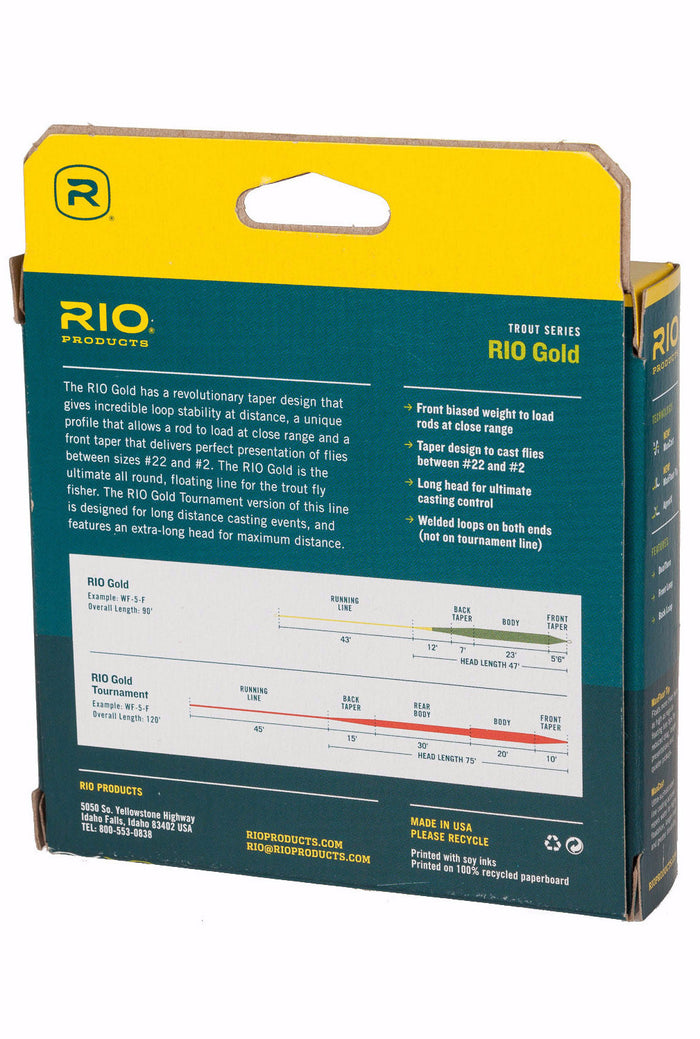 RIO Trout Series Gold Fly Line - CLEARANCE