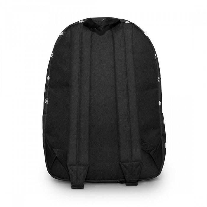 "Sale" Loungefly - Black & White Skull Nylon Backpack LFBK0092