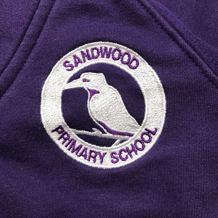*Sandwood Primary Purple Crewneck Sweatshirt