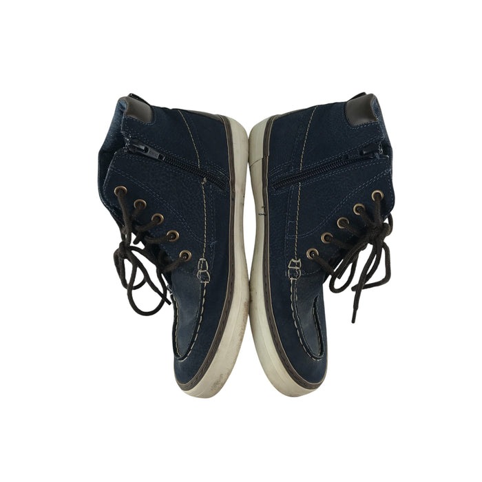 Size UK 2 navy trainers