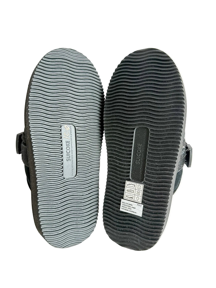Suicoke Women's Black Zavo Shearling Slippers Sliders NO BOX