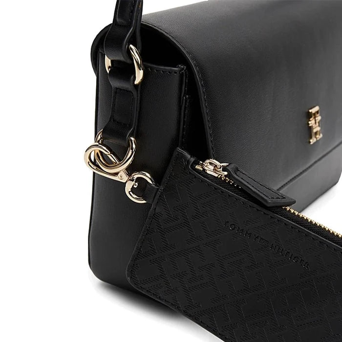 TOMMY HILFIGER Convertible crossbodytas met TH - monogram TB90 - Runner