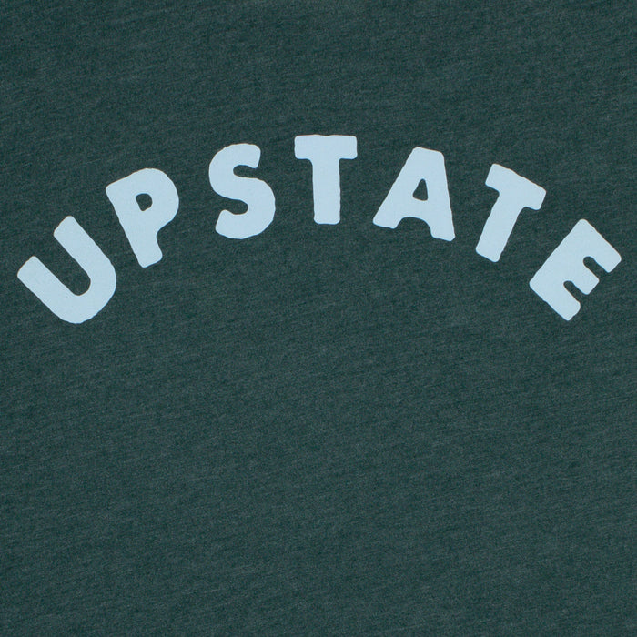 Upstate Arch Long Sleeve T - Heather Forest Green