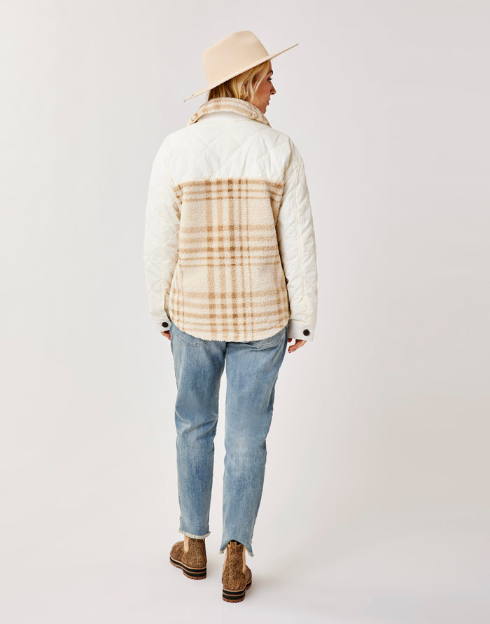 Vineyard Shacket: Birch Plaid